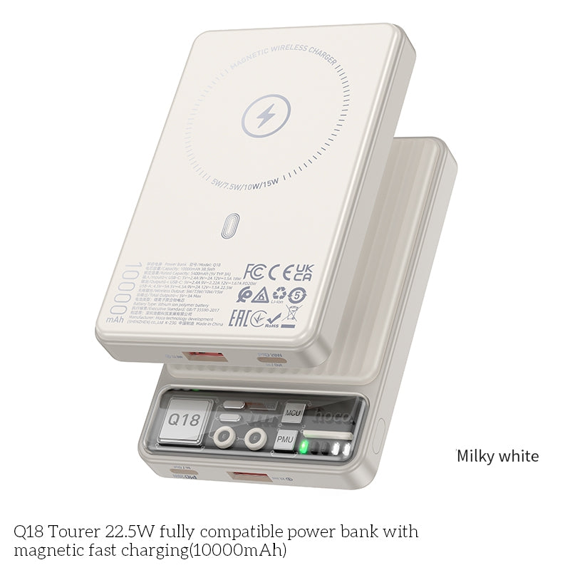 (10000 mAh) chargeur sans fil magnétique batterie portable batterie externe (10000 mAh) chargeur sans fil magnétique batterie portable batterie externe